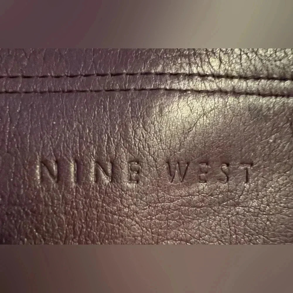 Nine West | ladies leather shoulder handbag - Picture 8 of 16
